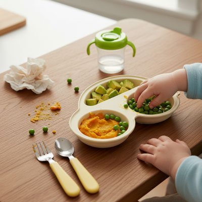 Assiette bébé ventouse | Incassable Fixation Sécurisée - Bébéconvoité