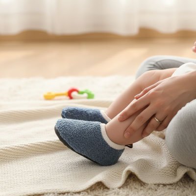 Chaussons Bébé Antidérapants | Premiers Pas Confortables - Bébéconvoité
