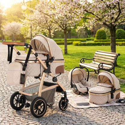 ensemble bébé poussette 3 en 1
