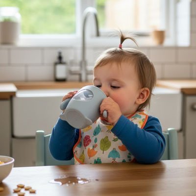 Verre bebe | Antidérapant sans BPA - Bébéconvoité
