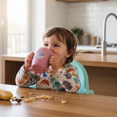 Verre bebe | Antidérapant sans BPA - Bébéconvoité