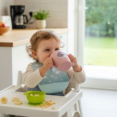 Verre bebe | Antidérapant sans BPA - Bébéconvoité