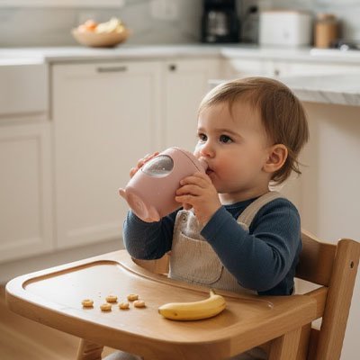 Verre bebe | Antidérapant sans BPA - Bébéconvoité