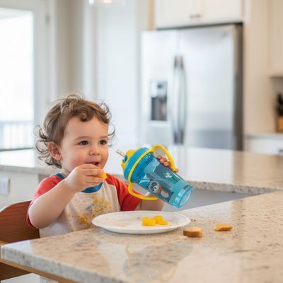 Verre bébé | Sécurité Antidérapant - Bébéconvoité